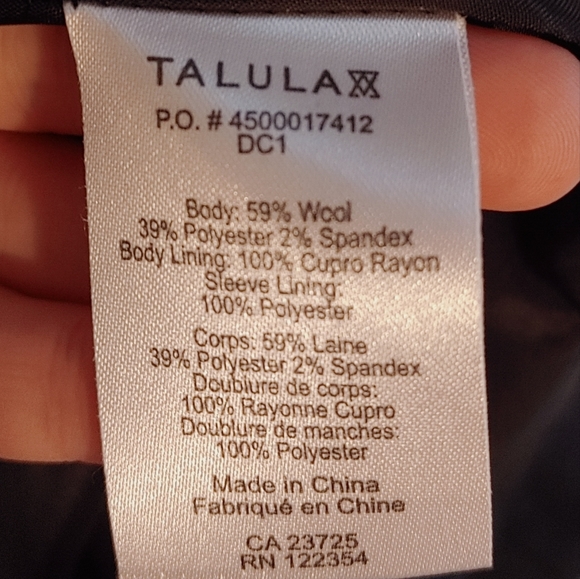 Talula Black Blazer - Picture 2 of 7